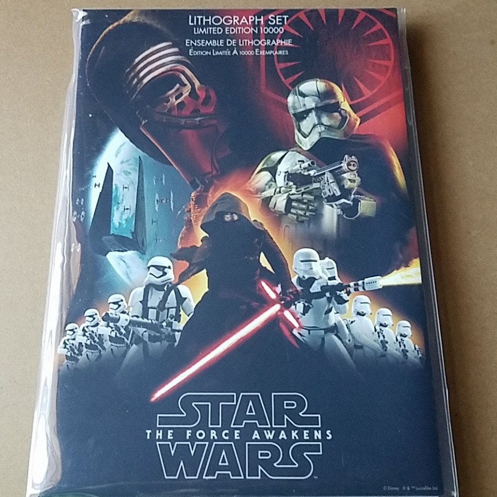 Star Wars The Force Awakens LE Lithograph Set